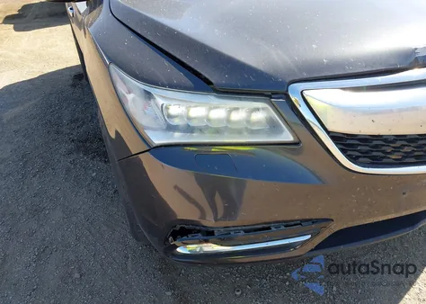 2014 Acura Mdx Technology Pkg W/Entertainment Pkg z USA, uszkodzony, nr VIN 5FRYD4H65EB502694